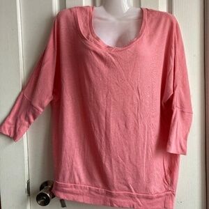 Old navy small Salmon/pink 3/4 sleeve top
